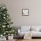 Stupell Industries Dreaming of Warm Christmas Phrase Framed Floater Canvas Wall Art